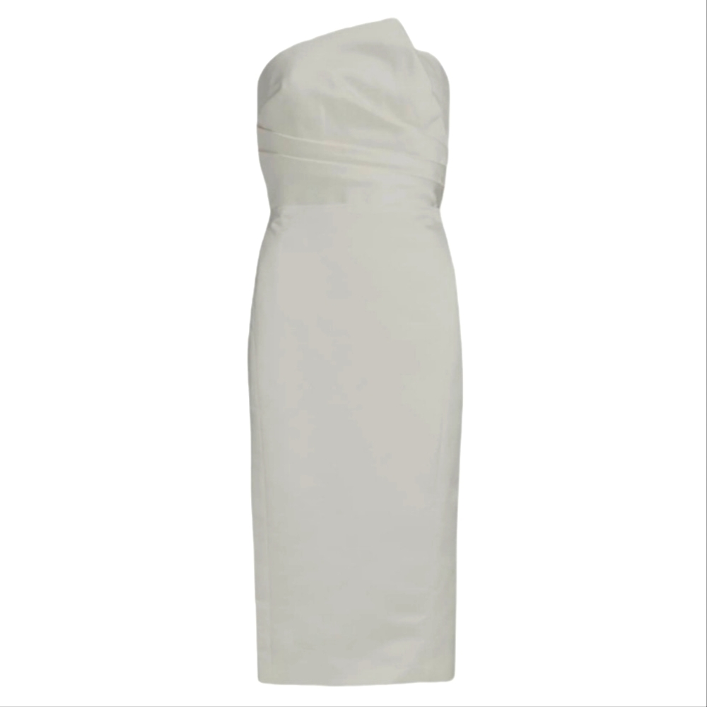 Amsale Strapless Slim Dress